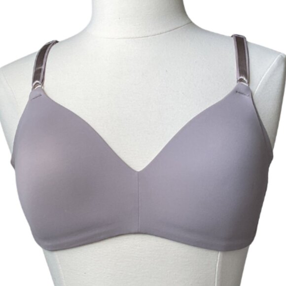 (Bundle) Maiden Form / Warners Seamless Bras | Nude Strapless + Mauve Wireless - Picture 3 of 4